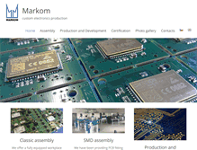 Tablet Screenshot of markom.cz
